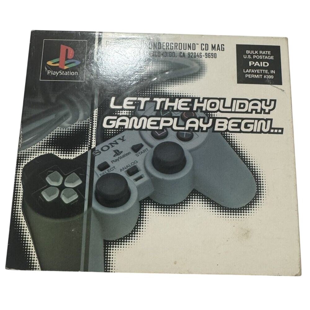 PlayStation Underground V2.4 PS1 Demo 2-Disc CIB Retro Collector